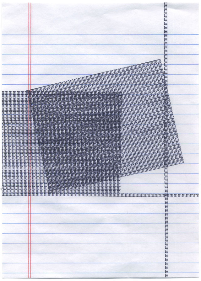 Typewriter drawing 5